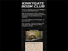 Tablet Screenshot of kinkygate.com
